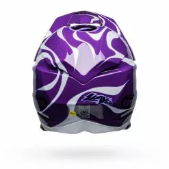 Bell Moto-10 Spherical Slayco Gloss Helmet - Purple/White - M -Outlet Helmets Store BE7148569 p 6