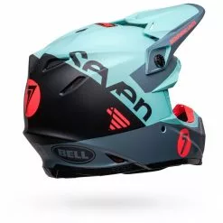Bell Moto-9S Flex Seven Vanguard LE Helmet - Aqua/Black - M -Outlet Helmets Store BE7148761 p 6