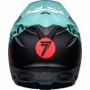 Bell Moto-9S Flex Seven Vanguard LE Helmet - Aqua/Black - M -Outlet Helmets Store BE7148762