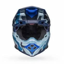 Bell Moto-10 Spherical Ferrandis Mechant Helmet - Matte/Gloss Dark Blue/Light Blue - S -Outlet Helmets Store BE7150242 p 2