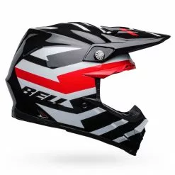 Bell Moto-9s Flex Banshee Helmet - Black/Red/White - XL
