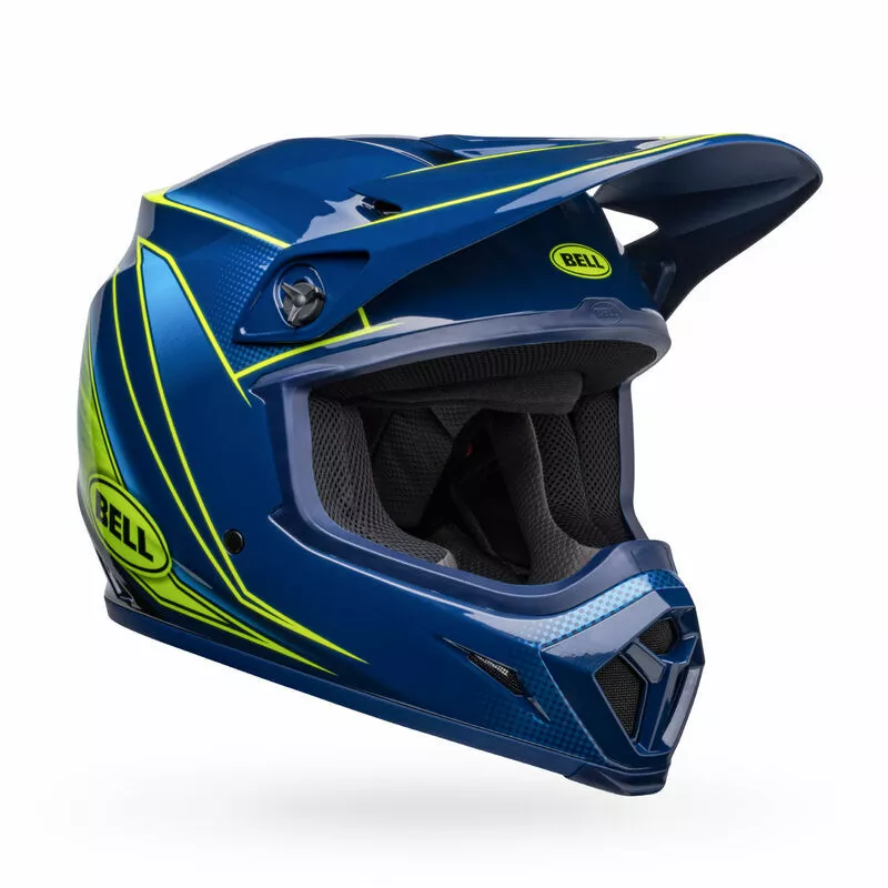 Bell MX-9 MIPS Zone Helmet - Navy/Retina - M 4 Bell MX-9 MIPS Zone Helmet - Navy/Retina - M - Image 2