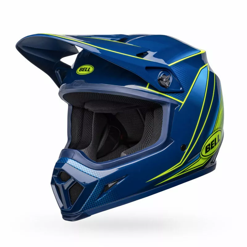 Bell MX-9 MIPS Zone Helmet - Navy/Retina - M 6 Bell MX-9 MIPS Zone Helmet - Navy/Retina - M - Image 4
