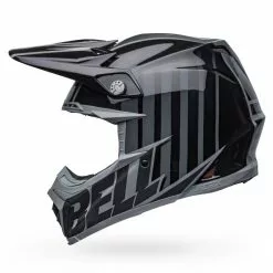 Bell Moto-9S Flex Sprint Helmet - Black/Grey - M -Outlet Helmets Store BE7150431 p 3