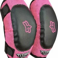 Fox 2022 Peewee Titan Black Pink Elbow Guard
