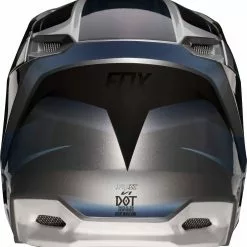 Fox Youth V1 Motif Blue Grey Helmet -Outlet Helmets Store FO21784024S p 2