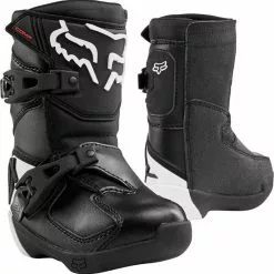 Fox 2022 Comp K Black Boots - Black - 10 - Youth