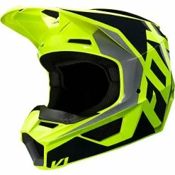 Fox Youth V1 Prix Lovl Black And Yellow Helmet