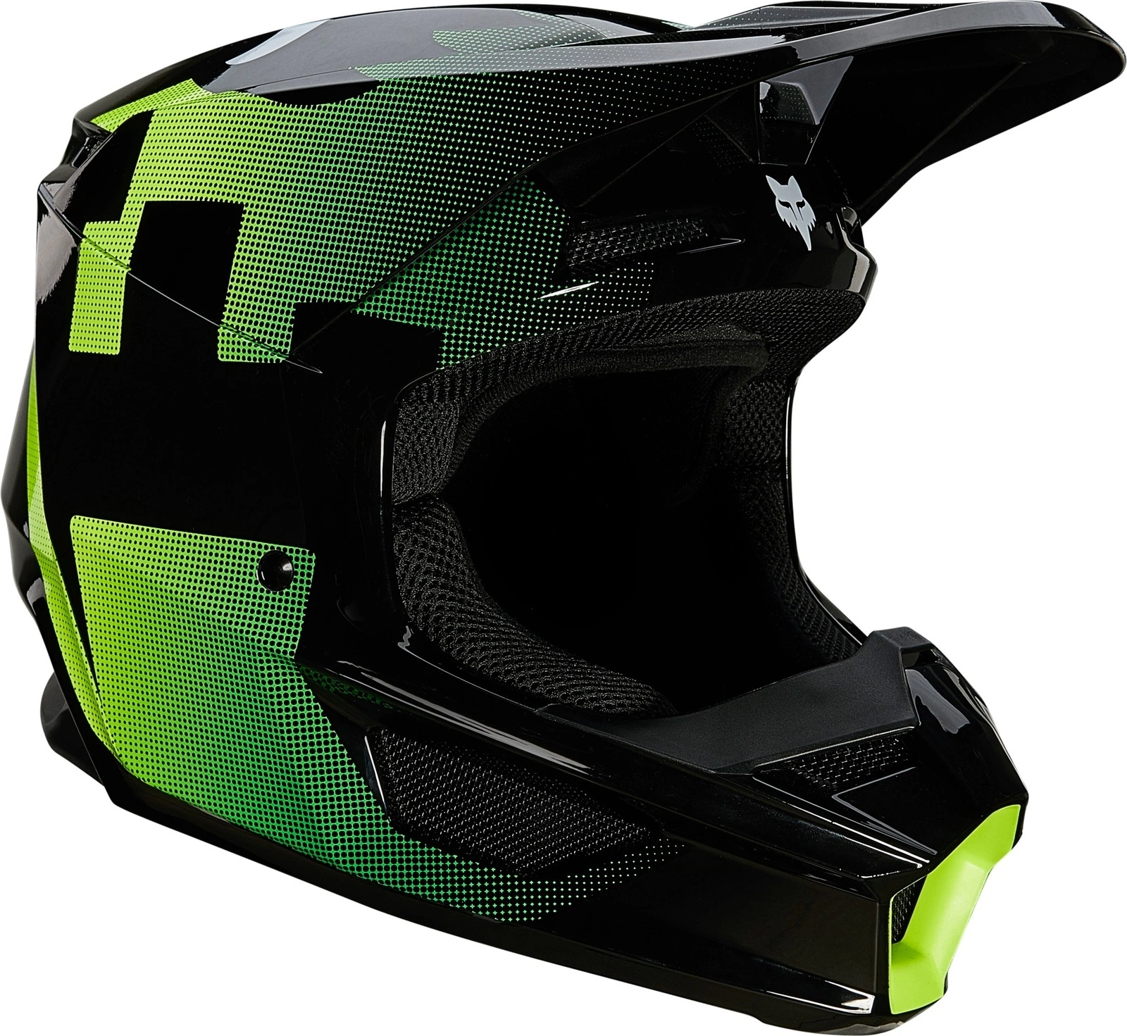 Fox V1 Tayzer Black Helmet - Unisex - Small 3 Fox V1 Tayzer Black Helmet - Unisex - Small