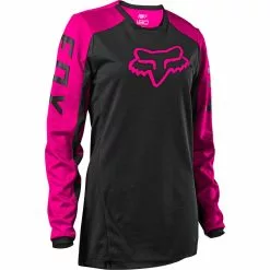 Fox 2022 180 Djet Black-Pink Womens Jersey