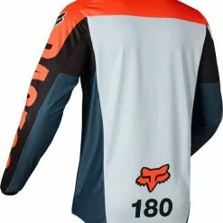 Fox 2022 180 Trice Grey Orange Jersey -Outlet Helmets Store FO26728230S p 2