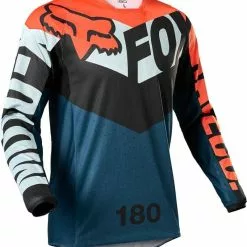 Fox 2022 180 Trice Grey Orange Jersey