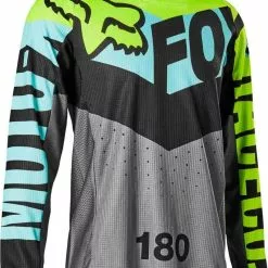 Fox 2022 Youth 180 Trice Teal Jersey