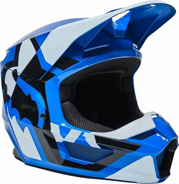 Fox 2022 V1 Lux ECE Helmet - Blue - XL 3 Fox 2022 V1 Lux ECE Helmet - Blue - XL