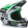 Fox 2022 V2 Nobyl White Black ECE Helmet - Unisex - X-Large 1 Fox 2022 V2 Nobyl White Black ECE Helmet - Unisex - X-Large -Outlet Helmets Store FO28019058XL