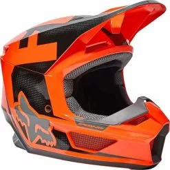 Fox 2022 Youth V1 Dier Fluro Orange ECE Helmet - Unisex - Small