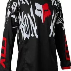 Fox 2022 Youth 180 Peril Black Red Jersey - Red - Small - Youth