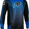 Fox 2023 180 Leed Jersey - Black/Blue - 2XL -Outlet Helmets Store FO296100022X