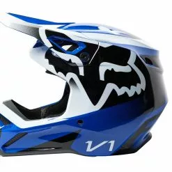 Fox 2023 V1 Leed Helmet - Blue/White/Black - 2XL 10 Fox 2023 V1 Leed Helmet - Blue/White/Black - 2XL -Outlet Helmets Store FO29657002M p 2