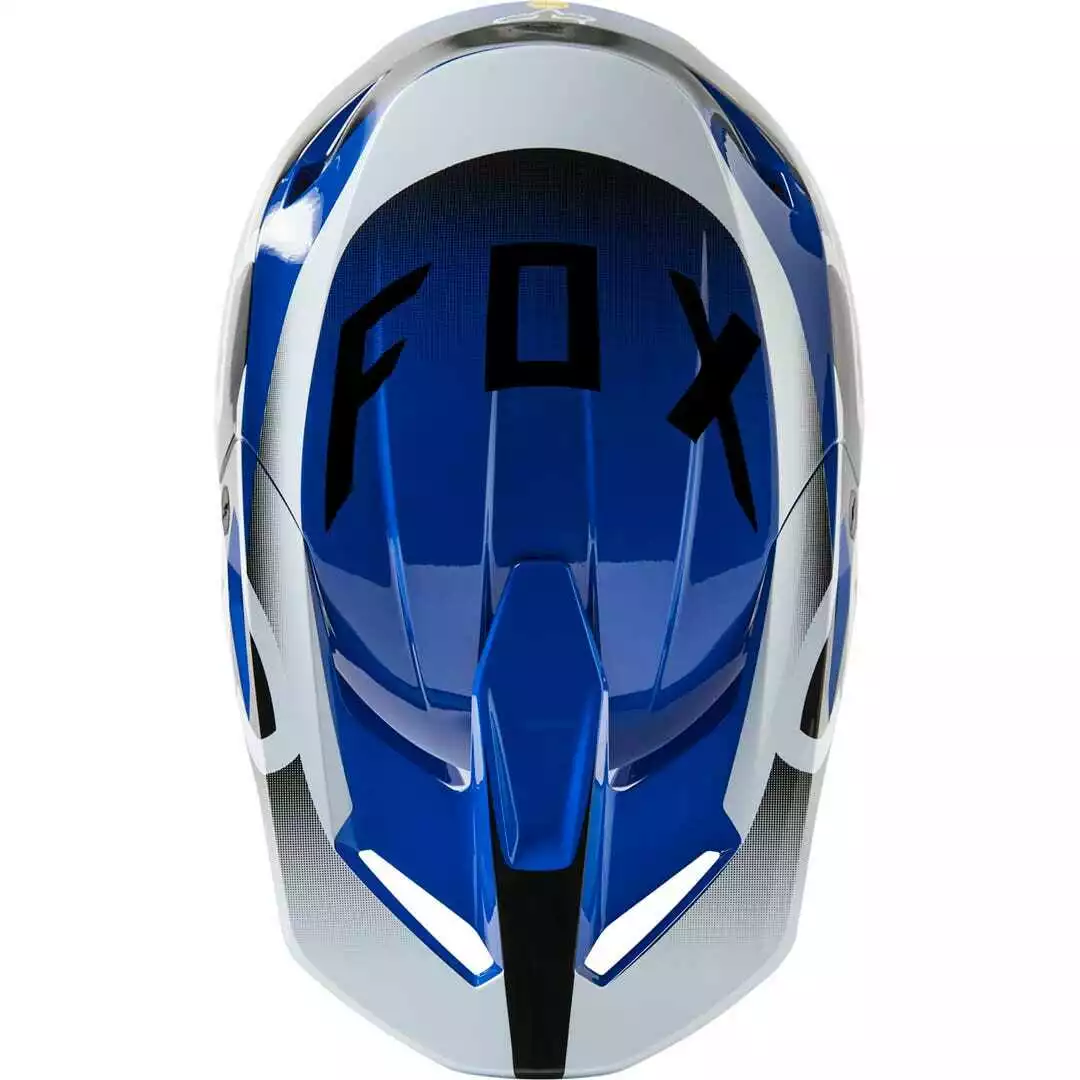 Fox 2023 V1 Leed Helmet - Blue/White/Black - 2XL 6 Fox 2023 V1 Leed Helmet - Blue/White/Black - 2XL - Image 4