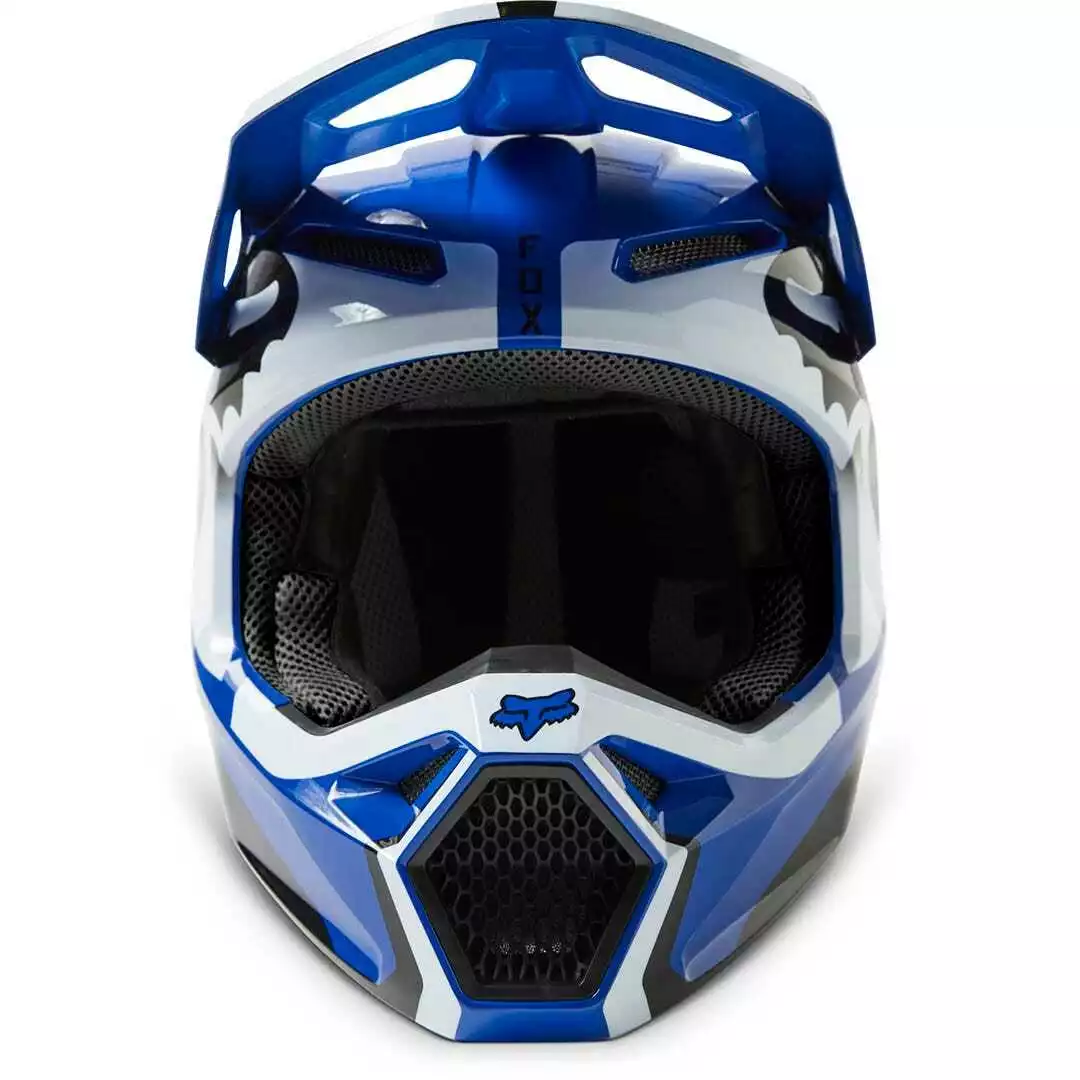 Fox 2023 V1 Leed Helmet - Blue/White/Black - 2XL 7 Fox 2023 V1 Leed Helmet - Blue/White/Black - 2XL - Image 5