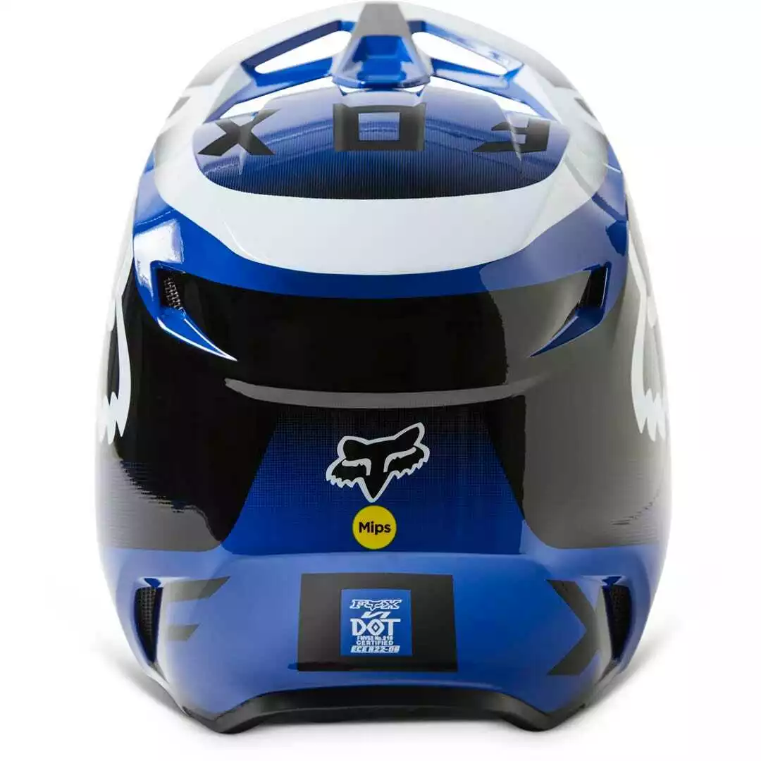 Fox 2023 V1 Leed Helmet - Blue/White/Black - 2XL 8 Fox 2023 V1 Leed Helmet - Blue/White/Black - 2XL - Image 6