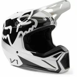 Fox 2023 V1 Leed Helmet - Black/White - L