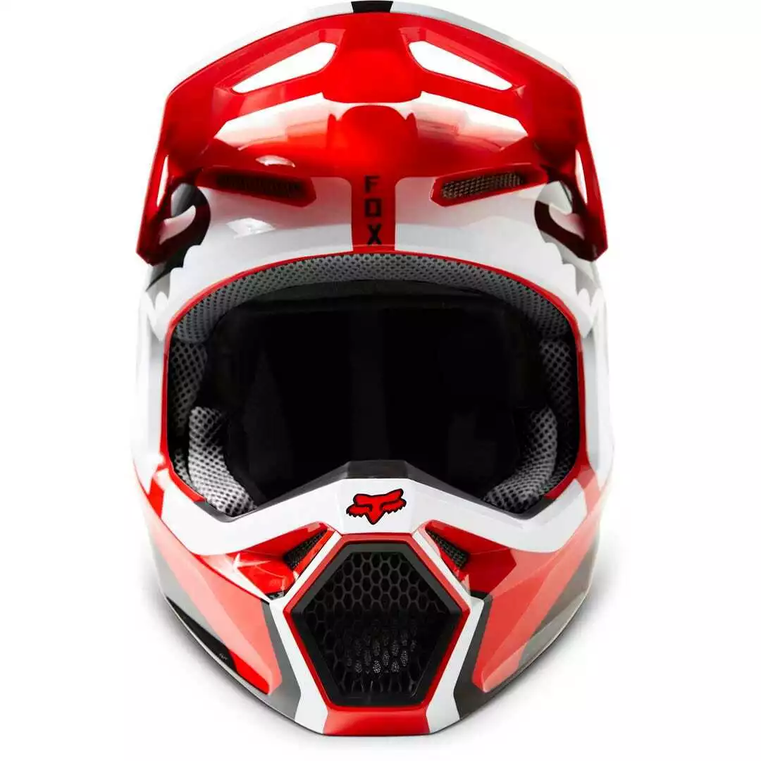 Fox 2023 V1 Leed Helmet - Flo Red - S 7 Fox 2023 V1 Leed Helmet - Flo Red - S - Image 5