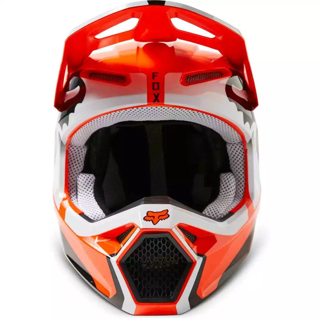Fox 2023 V1 Leed Helmet - Fluro Orange - M 7 Fox 2023 V1 Leed Helmet - Fluro Orange - M - Image 5