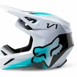 Fox 2023 V1 Toxsyk Helmet - White - M 10 Fox 2023 V1 Toxsyk Helmet - White - M -Outlet Helmets Store FO29659008XL p 2