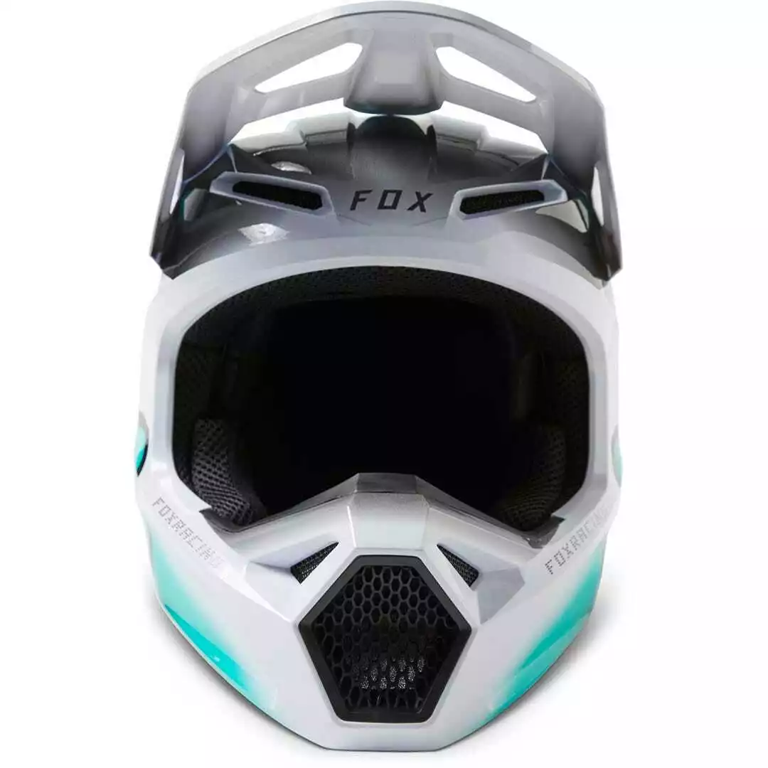 Fox 2023 V1 Toxsyk Helmet - White - M 7 Fox 2023 V1 Toxsyk Helmet - White - M - Image 5