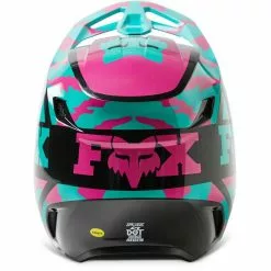 Fox 2023 V1 Nuklr Helmet - Teal/Pink/Black - L -Outlet Helmets Store FO29663176L p 5