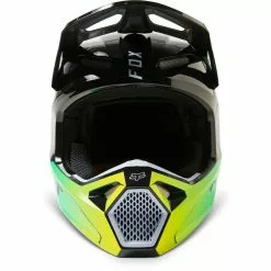 Fox 2023 V1 Dpth Helmet - Black/Green - 2XL -Outlet Helmets Store FO296650012X p 4