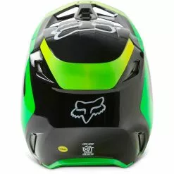 Fox 2023 V1 Dpth Helmet - Black/Green - 2XL -Outlet Helmets Store FO296650012X p 5