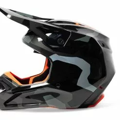 Fox 2023 V1 Bnkr Helmet - Grey Camo - 2XL -Outlet Helmets Store FO296670332X p 2