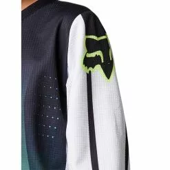 Fox 2023 180 Leed Youth Jersey - Teal/Black/White - L -Outlet Helmets Store FO29712176XL p 3