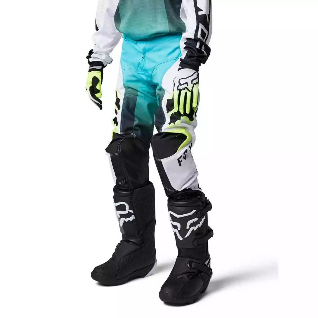Fox 2023 180 Leed Youth Pants - Teal/Black/White - 26 4 Fox 2023 180 Leed Youth Pants - Teal/Black/White - 26 - Image 2