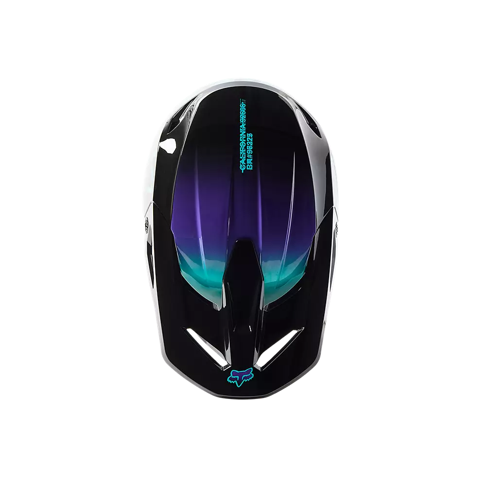 Fox 2023 V1 Toxsyk Youth Helmet - Black - L 6 Fox 2023 V1 Toxsyk Youth Helmet - Black - L - Image 4