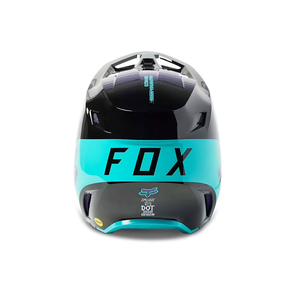 Fox 2023 V1 Toxsyk Youth Helmet - Black - L 8 Fox 2023 V1 Toxsyk Youth Helmet - Black - L - Image 6