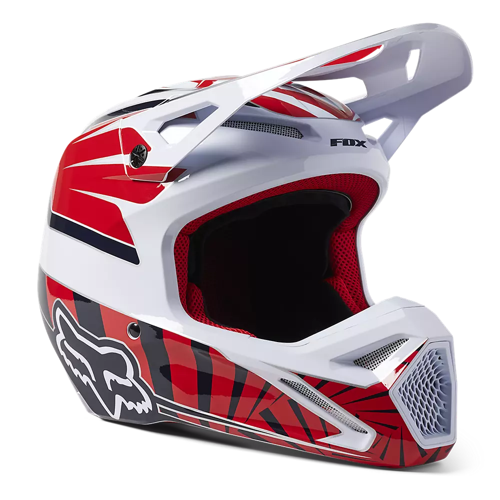 Fox 2023 V1 Goat Youth Helmet - Red - L 3 Fox 2023 V1 Goat Youth Helmet - Red - L