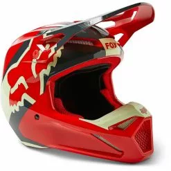 Fox 2023 V1 Xpozr Helmet - Flo Red - L