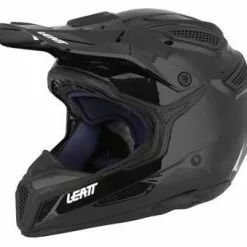 Leatt GPX 5.5 Plain Solid Black Helmet - Black - X-Large - Adult