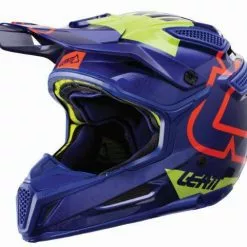 Leatt GPX 5.5 V15 Blue Lime Helmet