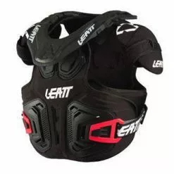 Leatt Fusion 2.0 Black Junior Vest - Unisex - Small/Medium - Youth - Black