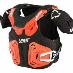Leatt 2022 2.0 Orange Junior Fusion Vest - Unisex - Small/Medium - Youth - Orange