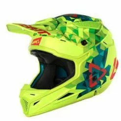 Leatt Junior GPX 4.5 V22 Lime Teal Helmet