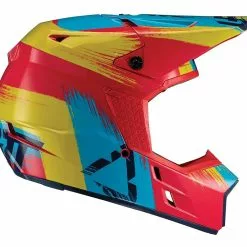 Leatt GPX 3.5 Helmet - Red/Lime - M -Outlet Helmets Store L1019102192 2