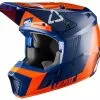 Leatt GPX 3.5 V20.2 Helmet - Orange/Blue - M -Outlet Helmets Store L1020001232