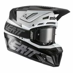Leatt 8.5 V21.1 Black White Helmet & Goggles Kit - White - 2X-Large - Adult