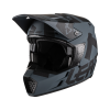 Leatt 2022 Moto 3.5 V22 Ghost Helmet - Grey/Black - S -Outlet Helmets Store L1022010171